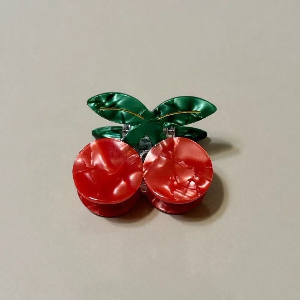 Cherry hair clips N762